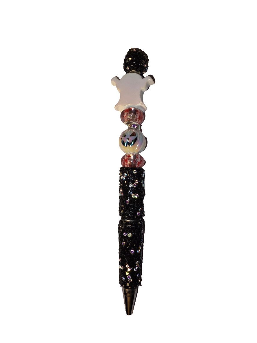 Ghost Rhinestone Halloween Pen