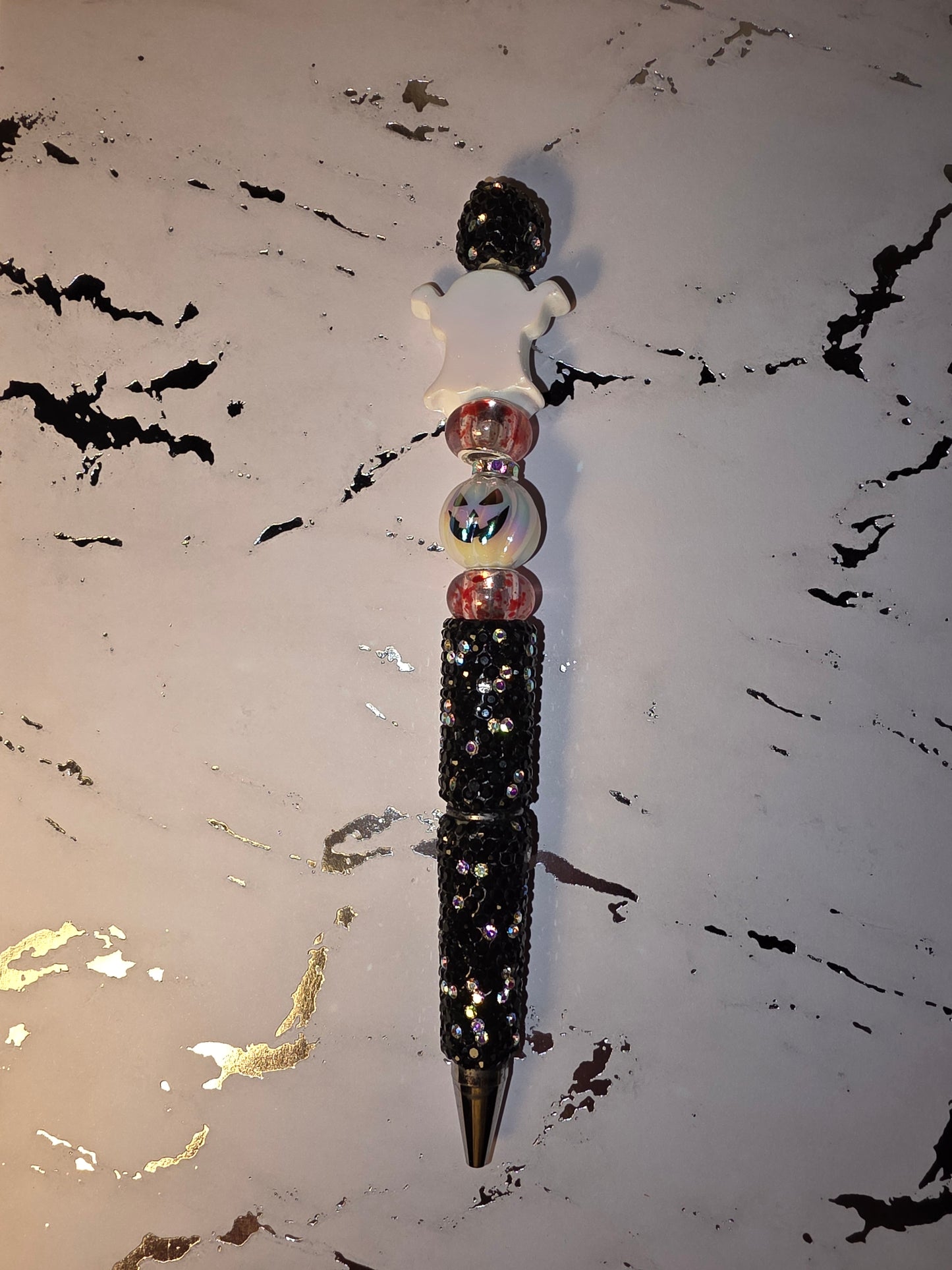 Ghost Rhinestone Halloween Pen