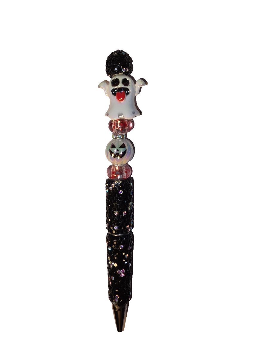 Ghost Rhinestone Halloween Pen