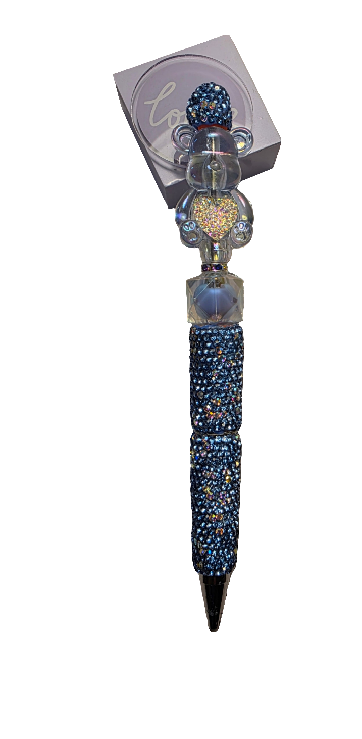 Cosmic Rhinestone Beaded Pen