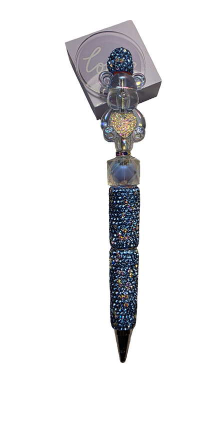 Cosmic Rhinestone Beaded Pen