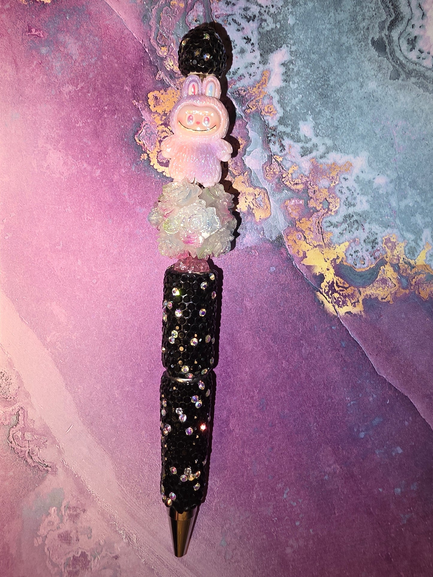Labubu Rhinestone Beaded Pen