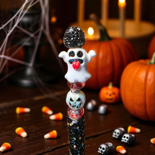 Ghost Rhinestone Halloween Pen